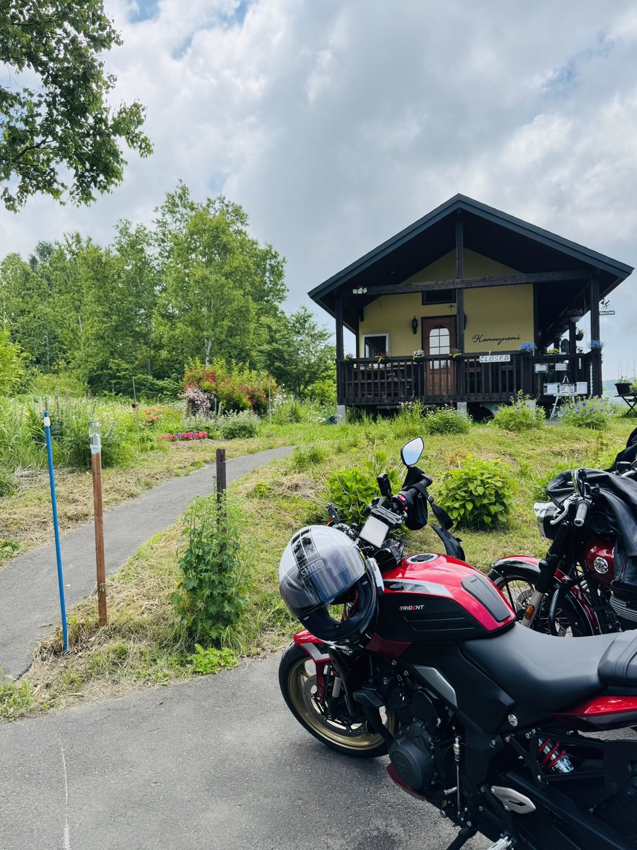 nonpiano's tweet photo. 平日ランチツーリング🛵
なんとか晴れた☀️

#ツーリング
#ニセコ
#カムイの実
#バイク乗りと繋がりたい https://t.co/wUdWgTMPkt