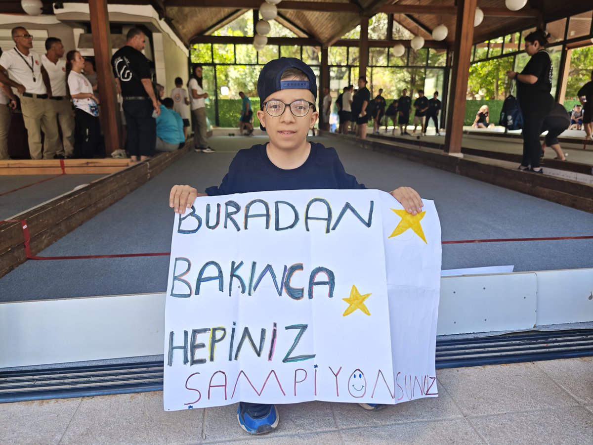 GSB_Mugla's tweet photo. 🏆 Özel Sporcular Bocce Türkiye Şampiyonası Muğla'da başladı!

Marmaris Yurdu'muzda düzenlenen şampiyonada 162 sporcu, 120 antrenörün yanı sıra hakemler, idareciler ve aileleriyle birlikte yaklaşık 400 misafiri Muğla'mızda ağırlamaktan büyük gurur duyuyoruz. https://t.co/tOk9zTxDtp