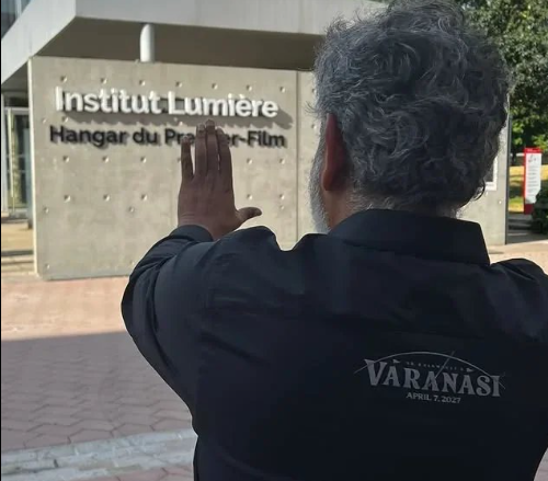 SaakethKaashyap's tweet photo. SS Rajamouli is obsessed with the "Absolute Cinema" Meme https://t.co/7sDl7GZXAG
