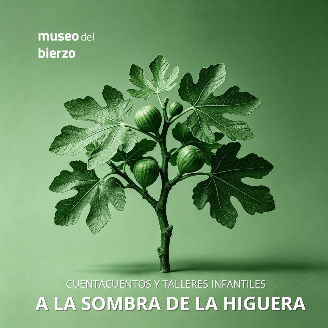 ponfemuseos's tweet photo. 🌳✨ ¡Este verano, las historias cobran vida en el Museo del Bierzo!

Vuelve “A la sombra de la higuera”, un ciclo de cuentacuentos teatralizados y talleres infantiles organizado por @AytoPonferrada y desarrollado por Fabularia Teatro. https://t.co/2cshnu9crb