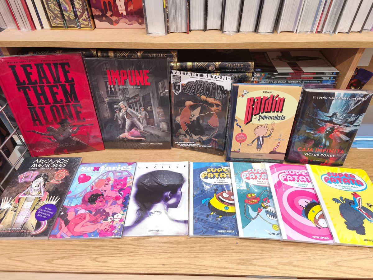 La_Orda's tweet photo. Seguimos con más novedades de cómic americano y europeo a la venta en La Orda 🙂
#comic #novelagrafica #tiendadecomics #tiendadecomicsdevalencia #laorda https://t.co/s4UPcQsRys