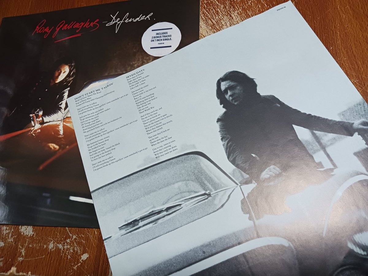 Rory Gallagher/Defender』FIEND 98 UK. DEMON RECORDS盤 マト:DM B 