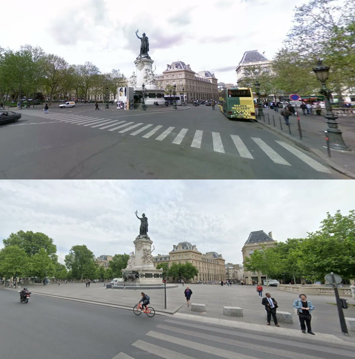 EmmanuelSPV's tweet photo. @Mdechateaurouge Les vues dispos dans les historiques Streetview ne sont pas piétonnes donc c'est de l'extérieur : https://t.co/LvcTaQUMM0