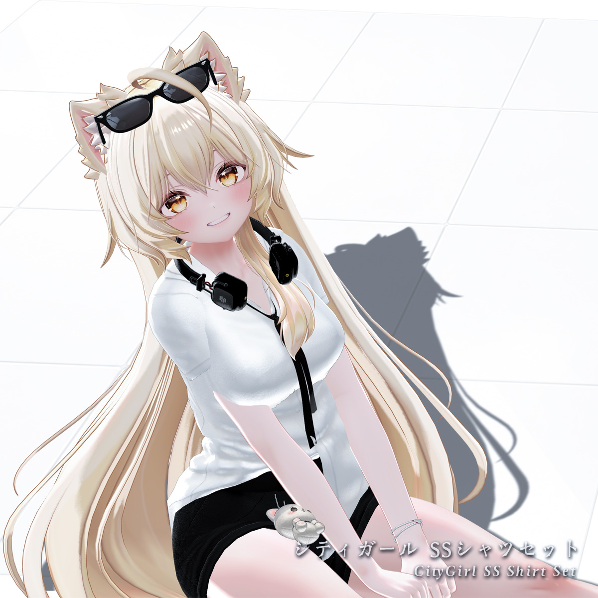 todac_02's tweet photo. 半袖シャツセットをベースに、アクセサリーを追加したフルセットを公開しました！✨

ボールキャップやヘッドホン、レンズの表示・非表示を切り替えられるサングラスも同梱しています。😎
ぜひチェックしていただけると嬉しいです！

対応アバターは、まよ、ミルティナ、マヌカ、萌、しなの の全5種です。

https://t.co/LqeaThkp41
#VRChat #todac #Booth_pm