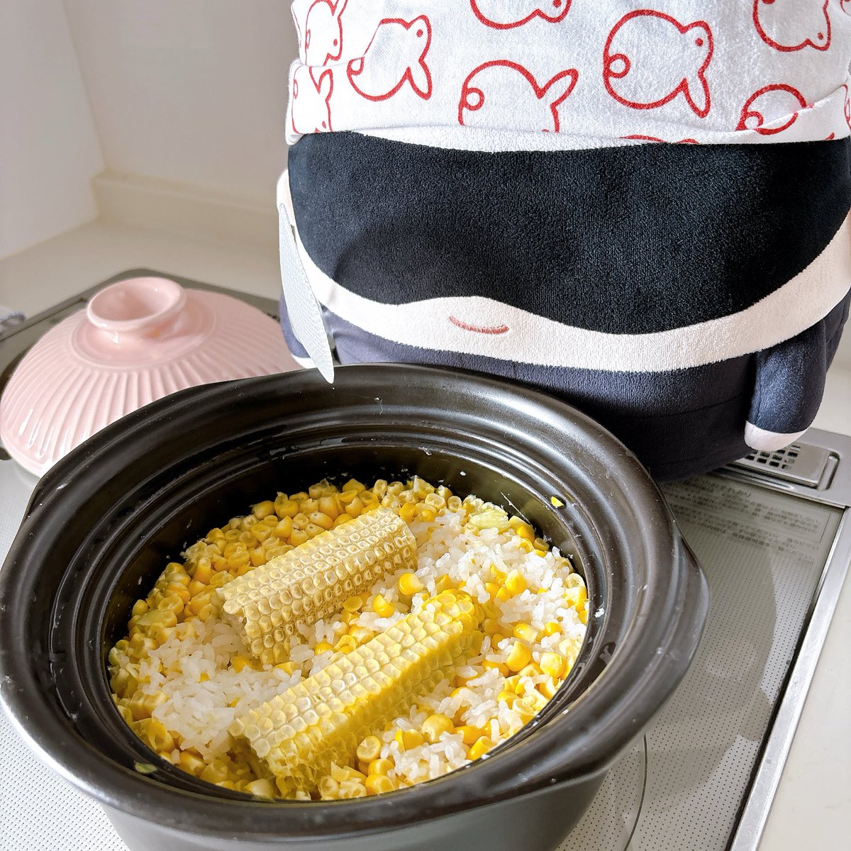 tubutubu_ohagi's tweet photo. 今夜はとうもろこしごはんですね🌽びっぐせんせい🍚 https://t.co/vW3Q6Xyamq