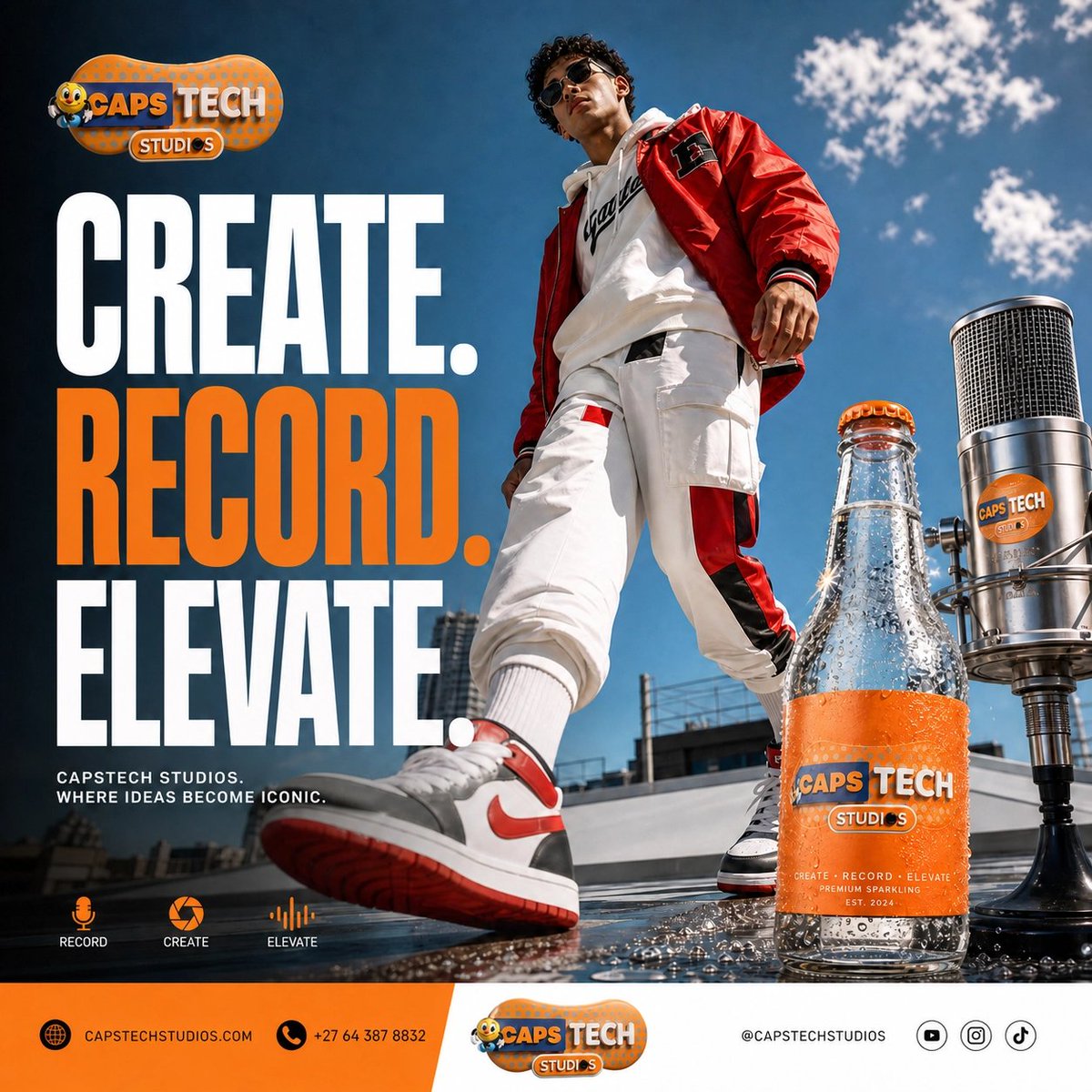 Djcaptain_sa's tweet photo. Create. Record. Elevate. Capstech Studios 064 387 8832 https://t.co/P0XsYoaPKL