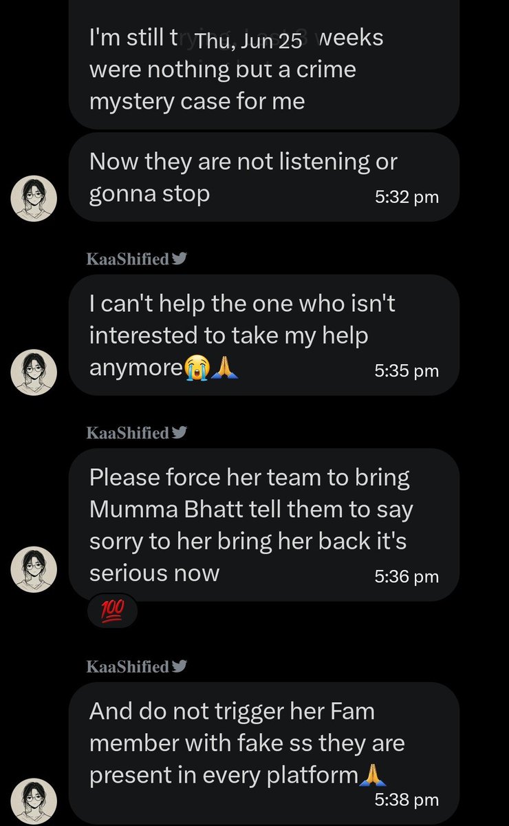 sanafilmy's tweet photo. @Rebelinmeee Can u explain the part u didnt manipulate ppl in gcs when unaware the one to bring mumma bhat topic there https://t.co/pcmInoC5C8
