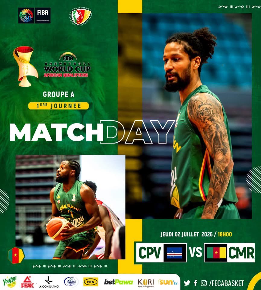 Mulatakobae's tweet photo. FIBA BASKETBALL WORLD CUP AFRICAN QUALIFIERS QATAR 🇶🇦 2027
It’s Game Day Let’s ROAR LIONS 🦁
💚❤️💛
🚍🇨🇲 Tous derrière les Lions Indomptables !
🏀🦁🇨🇲 #TousDerrièreNosLions #FECABASKET
La peluche 🧸 joue aujourd’hui
Je vais essayer de regarder sur YouTube https://t.co/JME7kCVnZ1