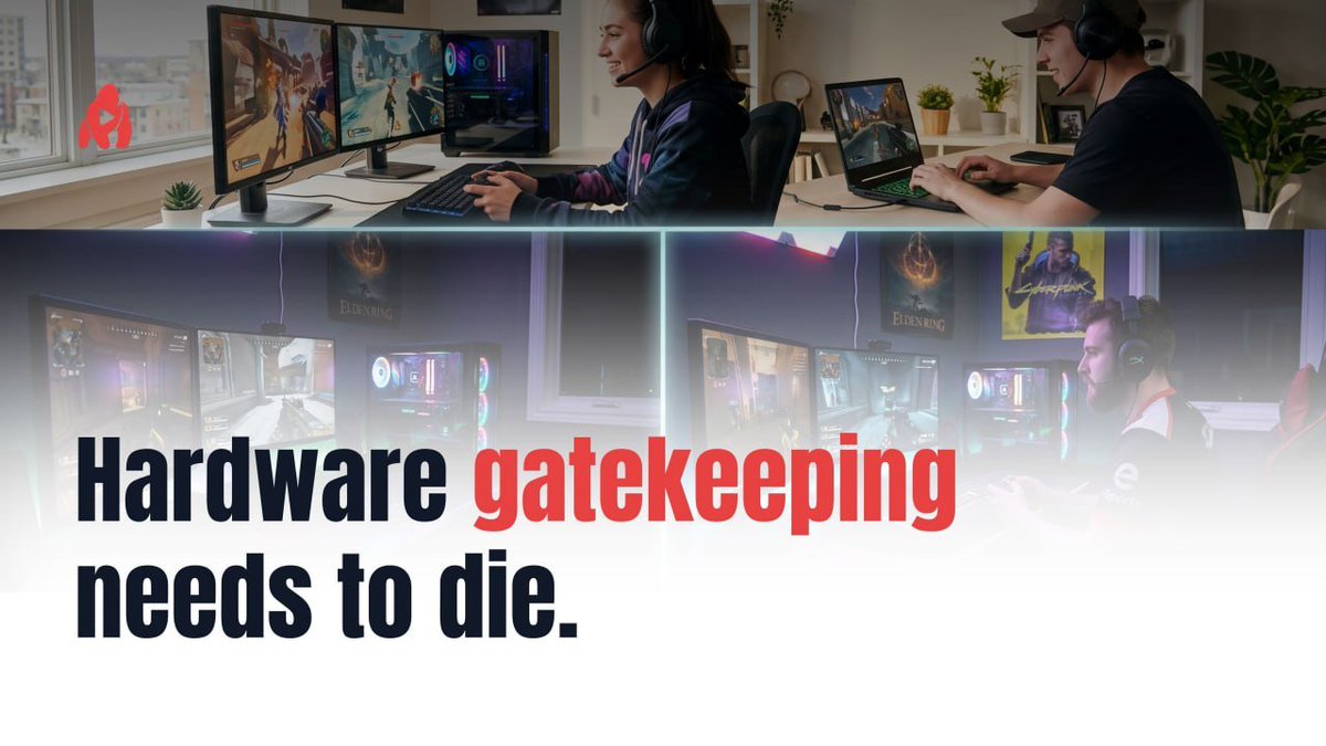 walter___gg's tweet photo. A gamer in Lagos, Nigeria. 🇳🇬

A gamer in Berlin, Germany. 🇩🇪

Same game. Same Steam purchase.
Why should one need a $3,000 PC for max settings while the other doesn't?

Gaming should be for everyone.
Hardware gatekeeping has to go. https://t.co/BSCt49kLHc