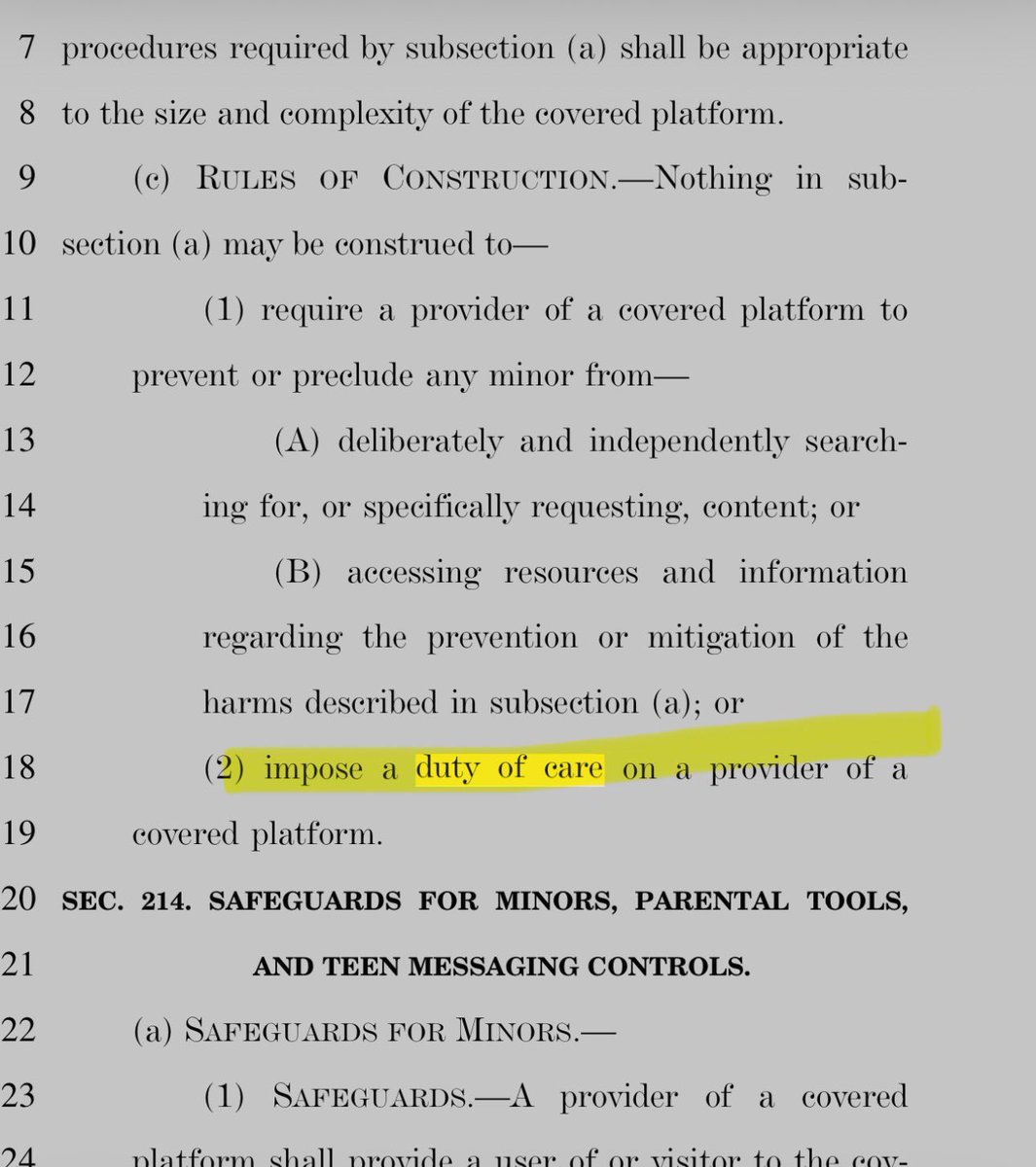Hannibal9972485's tweet photo. This congress is NOT after your kids welfare … 🚨🚨they dont CARE about their safety you can SEE the proof how they “LIABILITY” was changed to PROTECT  “BIG TECH” ⚠️⚠️

The BILL is about protecting big TECH from its CURRENT state LAWSUITS for Addiction  🚨🚨 . 

The House bill replaced the Senate's "Duty of Care" with "reasonable policies." Duty of Care" allows State Attorneys General (AGs) to sue tech companies for *designing* addictive products.

They switched it from "DUTY OF CARE" (The Senate Position / S. 1748) The company has a legal obligation to actively prevent foreseeable harm. 

To 

Now  they have   "NO DUTY OF CARE" (The House Position / H.R. 7757) which is a Liability Shield •  cannot sue us for designing a dangerous product. The House bill (H.R. 7757) switched OUT the Duty of Care and replaced it with "reasonable policies"

Now , State AGs lose their ability to sue BIG TECH for  negligence. The bill kills the state lawsuits the TECH COMPANIES are facing . 🚨🚨

This is clearly being CRAFTED to help BIG TECH avoid its lawsuits 

CONGRESS  traded the ability to hold tech companies legally responsible for design defects in exchange for passing a "bipartisan" bill.⚠️⚠️😆🚨

Its a joke ….

And another BLATANT corruption is where the Individuals who supply technology age  verification tech(companies) have a seat at the FTC's rulemaking table. The people who sell the product are being consulted on how to regulate the product they sell.😆😆🚨🚨

The vendors are writing the rules for their own market.  😆 

 Bunch of self enrichment scams at the FTC 👆

And it ALL violates FEDERALISM at the end of the DAY states will SUE this ….  

@RepThomasMassie 

https://t.co/HwHGni6rmz

https://t.co/i7F10276F2