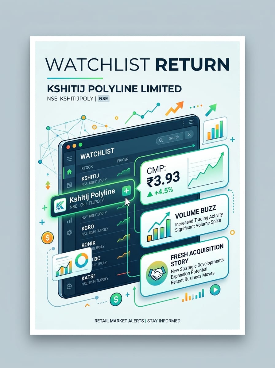 Anitasingh8001's tweet photo. Kshitij Polyline Limited பற்றி market sentiment கொஞ்சம் positive ஆக மாறுற மாதிரி தெரிகிறது. CMP ₹3.93 la stock watchlist la place eduthirukku. #ReRatingStock https://t.co/ZePhh1F6Y6