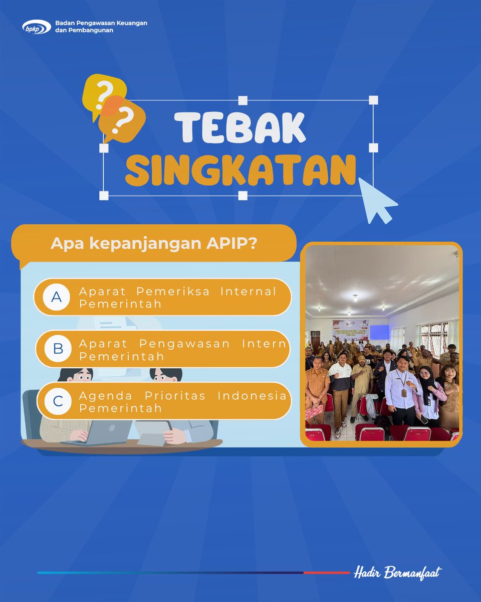 BPKPgoid's tweet photo. Singkatan-singkatan ini mungkin sudah tidak asing lagi bagi Sobwas. Nah, sekarang saatnya menebak kepanjangannya.

Udah tau jawabannya? bisa langsung tulis di kolom komentar. Biar makin seru tag juga 3 teman Sobwas yang lain ya. https://t.co/64u4tuix92