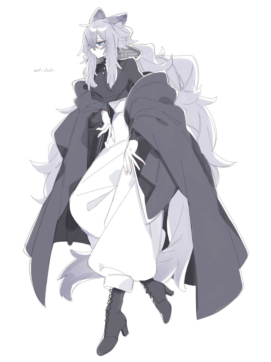 nmrlilx's tweet photo. 自創作だし清書前だけど立ち絵を見てもらう https://t.co/0cac1Cu5od