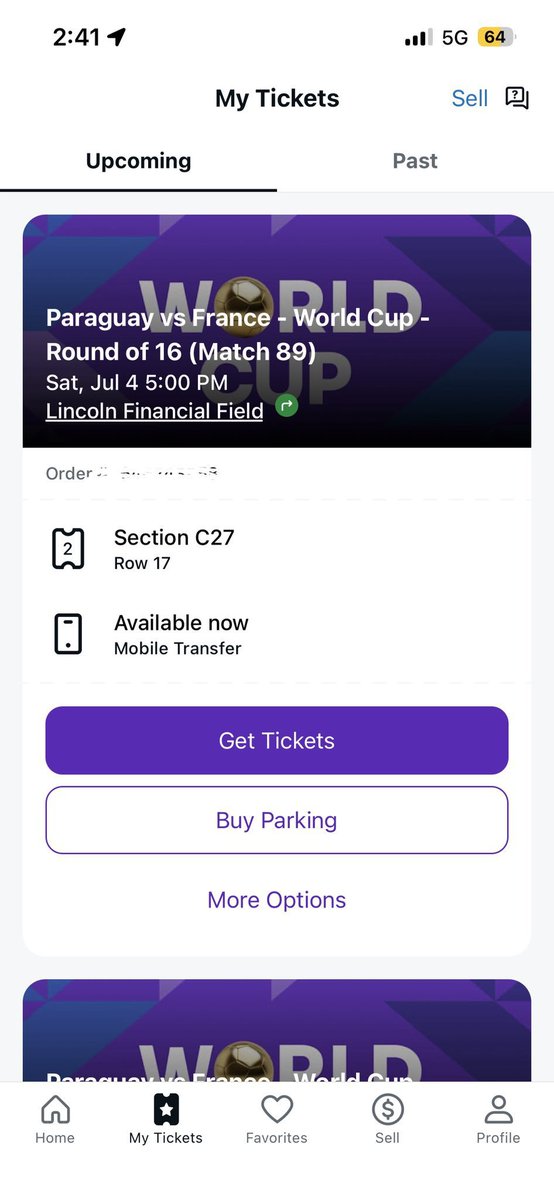 KiturOscar's tweet photo. FOR SALE: 2 FIFA World Cup 2026 tickets ⚽️🇫🇷🇵🇾
Match 89 – Paraguay vs France
📍Philadelphia
Category 1
Looking for a serious buyer. Tickets for sale still available. DM me if interested. https://t.co/hsH007wPlp