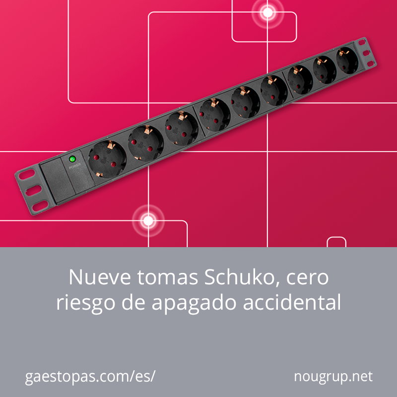 nougrup's tweet photo. ☑️NG Blog:🔌 Protege tus infraestructuras críticas con la PDU09000 de @gaestopas
✔️ 9 tomas Schuko.
✔️ Formato 1U.
✔️ Sin interruptor para evitar apagados accidentales.
✔️ Carcasa de aluminio.
🌐https://t.co/zdf7u7O1Dx
#NouGrup #GAESTOPAS #PDU #Rack #CPD https://t.co/venQDUmxUZ