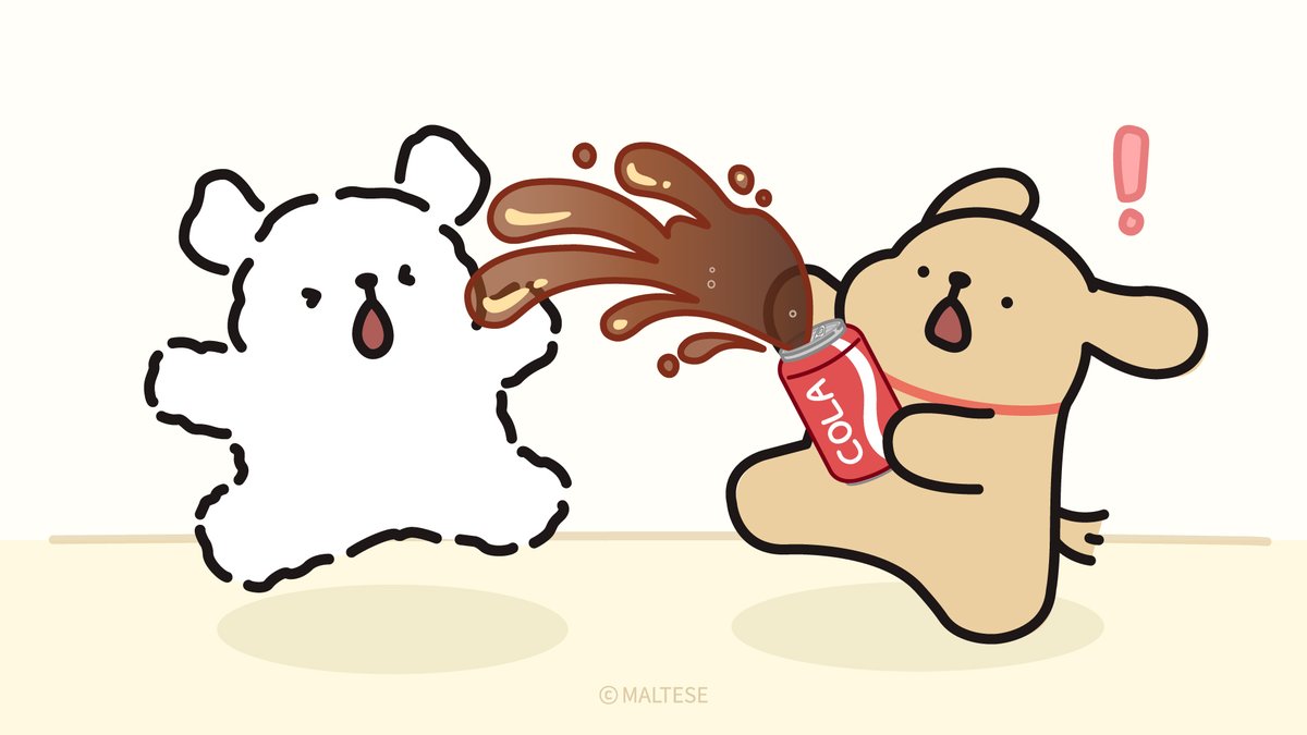 maltese_jp's tweet photo. ドッキリ返し？！🥤 https://t.co/HZ6lUaGuuY