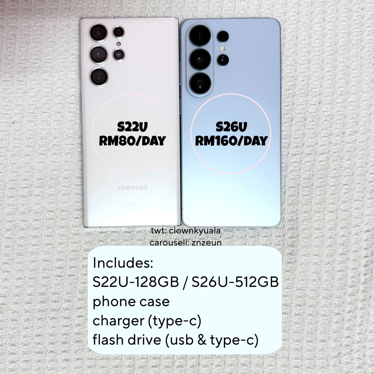 clownkyuala's tweet photo. [FOR RENT] IPHONE &amp; SAMSUNG RENTAL SERVICE 🇲🇾 

s22u🍊/s26u🍐/16pro🍎/16pm🍏/17pro🍋

❌🍐❌❌❌ 4/11 #TheWeekndinKL (d1)
🍊❌🍎🍏🍋 5/11 #TheWeekndinKL (d2)
❌❌❌❌❌ 14/11 #BabymonsterinKL 
❌❌❌❌❌ 17/11 #5SOSinKL
❌❌🍎🍏🍋 19/11 #MCRinKL
🍊🍐🍎❌❌ 22/11 #wavetoearthinkl https://t.co/xSHuwIGiBH