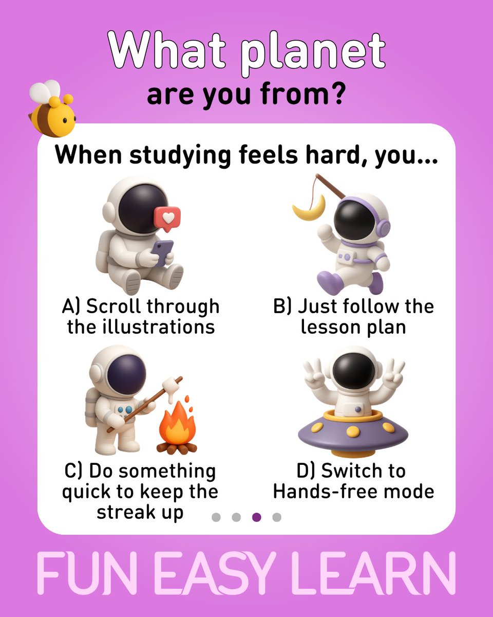 FunEasyLearn's tweet photo. Happy #WorldUFODay!👽

Ever felt like an #alien while learning a new #language? Let’s find what #languagelearning planet are YOU from!🪐

Take our quiz, count your answers, &amp; check the thread for your result👇 https://t.co/M3rvTW7ISp