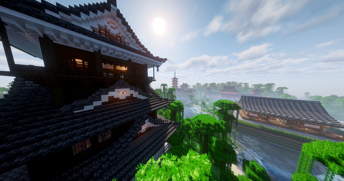 ya_gi_38's tweet photo. お久しぶりの和風建築完成。
和風エリアが少しづつ拡大してきた

#マインクラフト #マイクラ #デザイナーの暇つぶし https://t.co/Tdv9ECa7dP