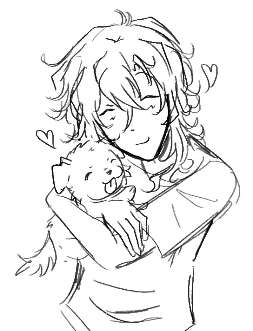 veeyoom's tweet photo. chuuya with a dog bc i keep thinking abt wan

#bsd #bsdtwt #chuuya #bsdfanart https://t.co/sSBe8J0XrS
