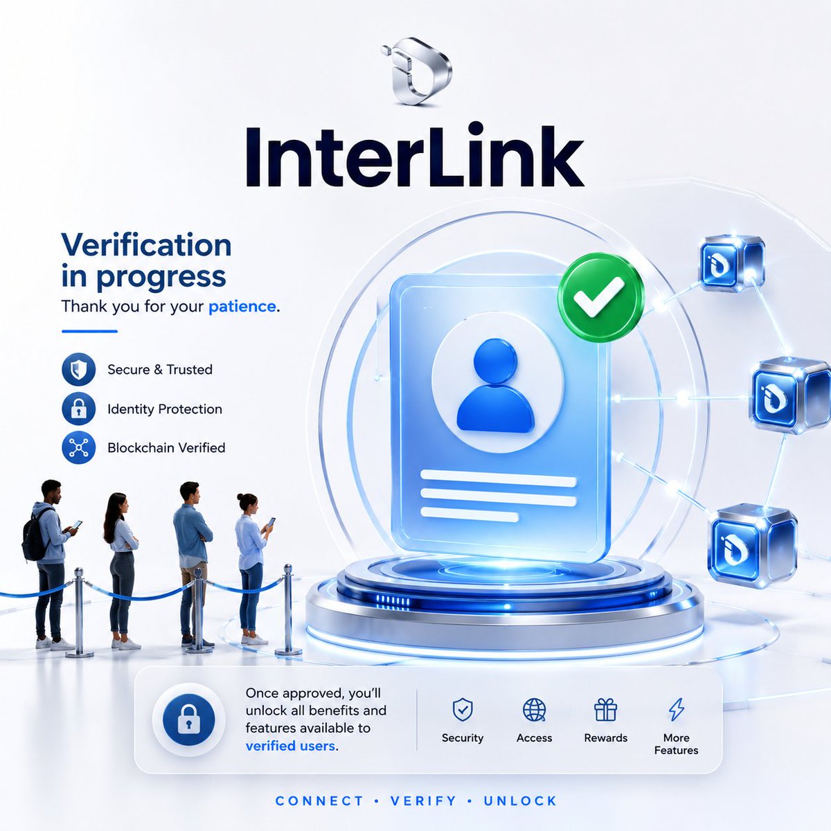 stibah's tweet photo. Thank you for your patience as verification continues.

Once approved, you'll gain access to all verified user features and benefits.

We appreciate your continued support. 🚀

#INTERLINK #ITLG #ITL #ITLX https://t.co/SOget92byO