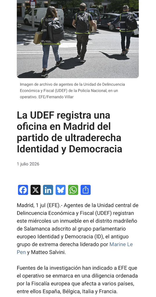 maye_chat144's tweet photo. Levantando alfombras 卐

El registro coordinado por la Fiscalía Europea (EPPO) en Madrid tiene como principal objetivo al empresario francés Paul-Alexandre Martin. https://t.co/5ZfcfQQZLD