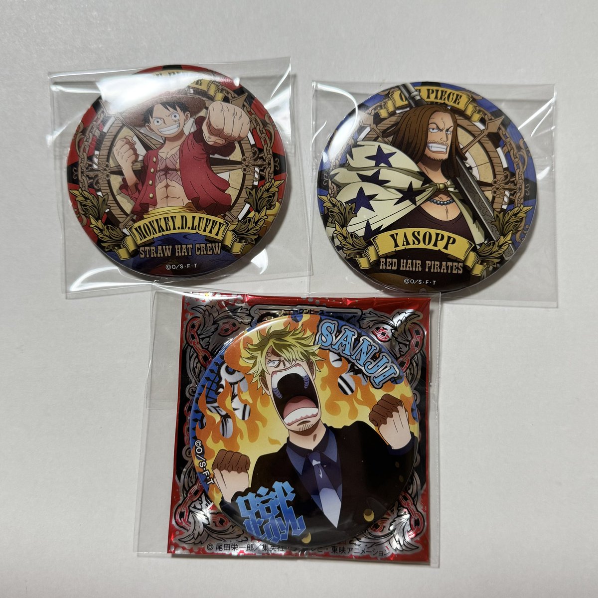 交換】ONE PIECE ワンピース 輩缶バッジ ドでか アルティメットクルー