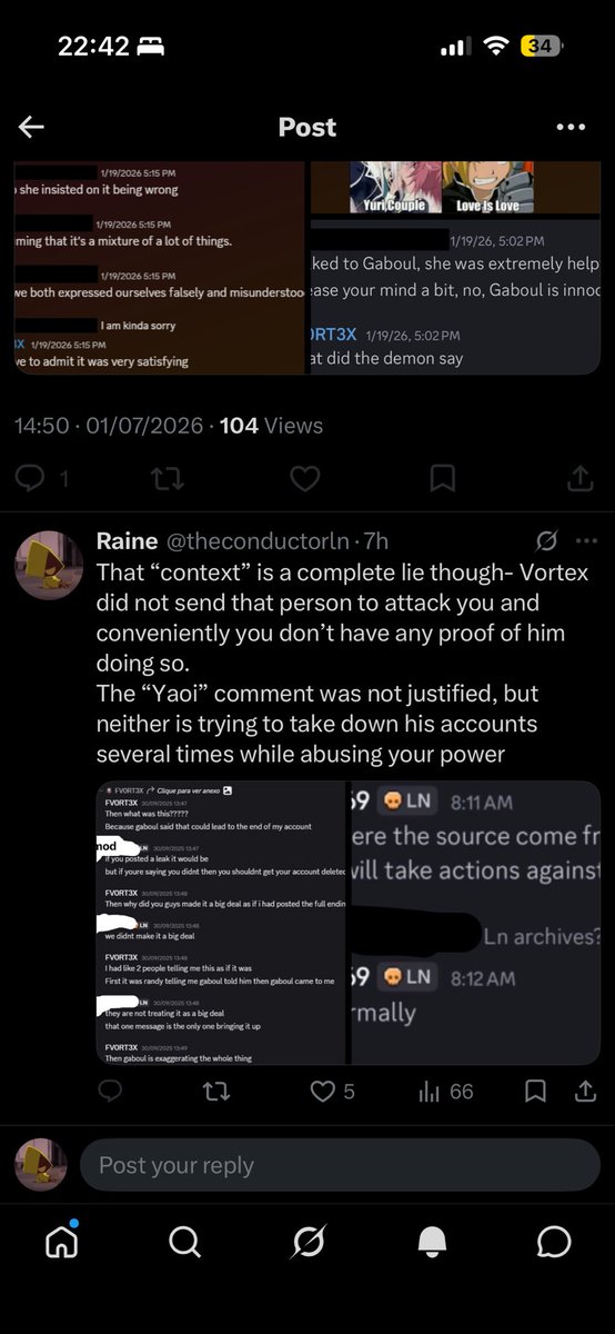 theconductorln's tweet photo. It appears Gaboul has deleted my response (and theirs) that debunk one of her claims. 😭 https://t.co/OroTsEE23z