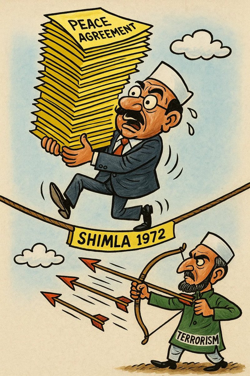 squeezer786's tweet photo. India’s position is grounded in a simple truth: no meaningful talks can happen while terrorism remains a tool of pressure. #ShimlaAgreement1972 https://t.co/N2svntZZQM