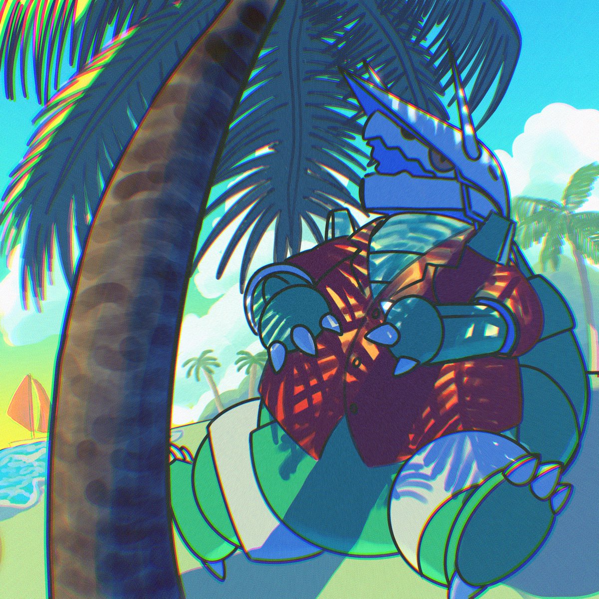 jelljelljelly's tweet photo. 夏ボスゴドラ https://t.co/MgWYdrVnEq