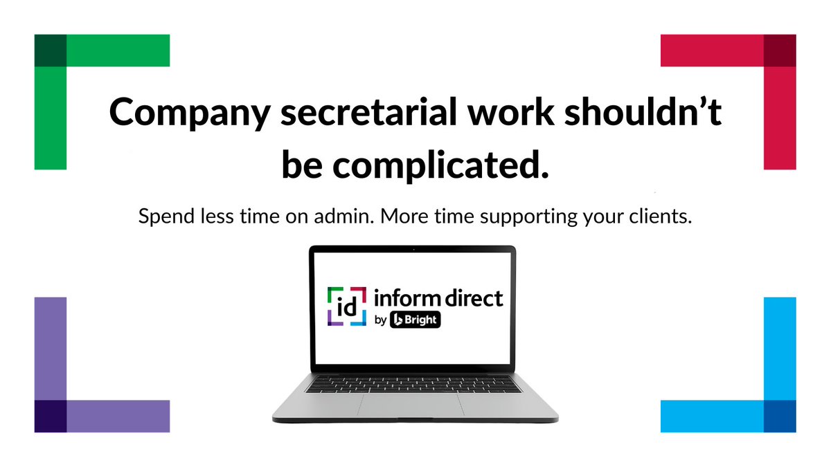 InformDirect's tweet photo. Company secretarial work shouldn’t be complicated.

From Companies House filings to statutory registers and confirmation statements, Inform Direct is designed to make every part of the process simpler.

👉 https://t.co/VRVQSqSYaz https://t.co/RVefWcjeSg