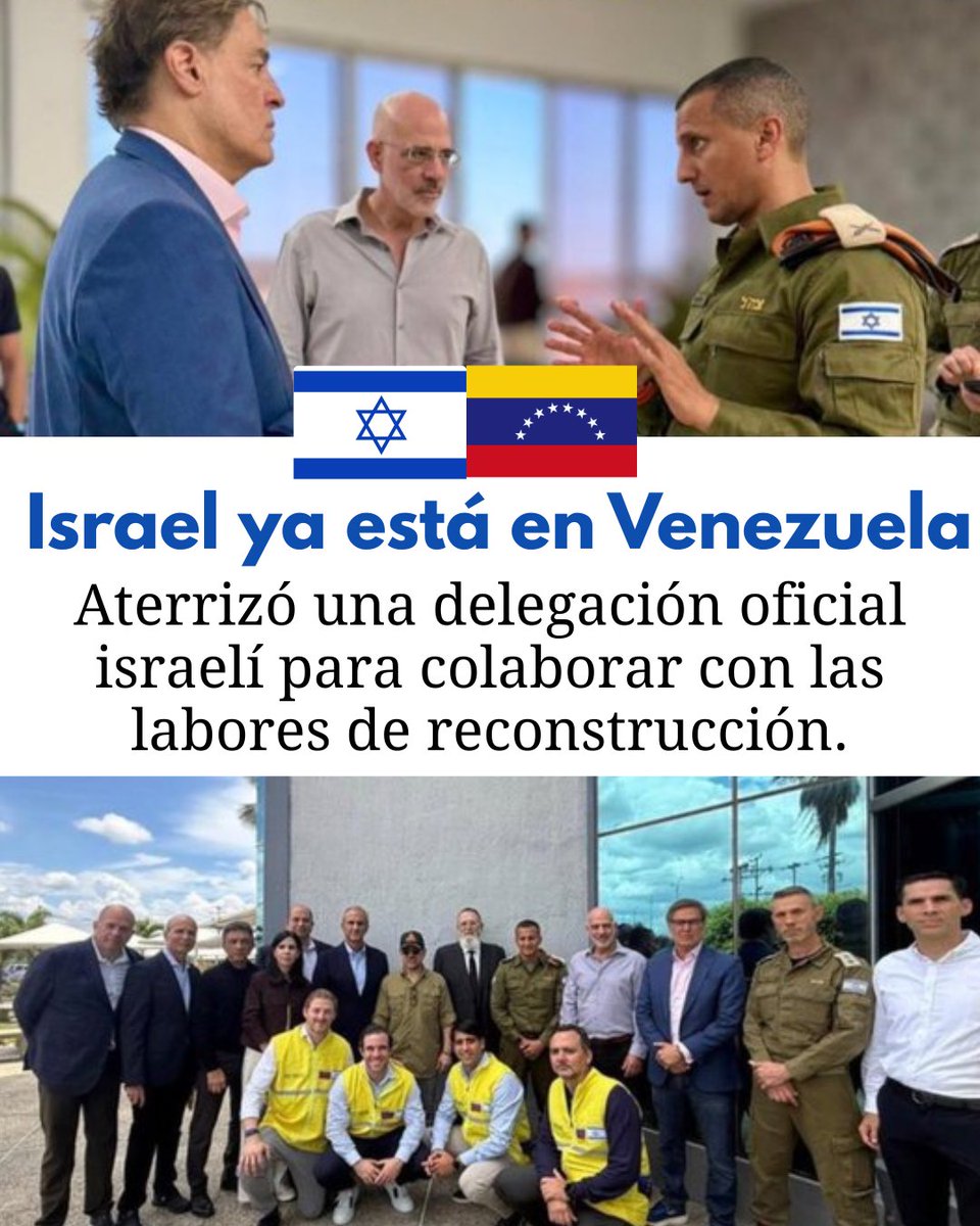 IsraelinSpain's tweet photo. El Estado de Israel ya está compartiendo el conocimiento y la experiencia que ha adquirido en la gestión de terremotos, emergencias y misiones de ayuda humanitaria en todo el mundo. 

En estos momentos estamos al servicio del pueblo venezolano para ayudarlos tras estos terribles terremotos que sacudieron al país.