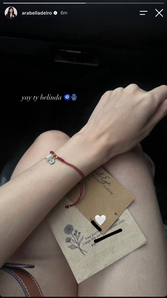 donbellechemy's tweet photo. belley got ara an anti-evil eye bracelet 🧿🪬 https://t.co/nLl2ZuUkyH