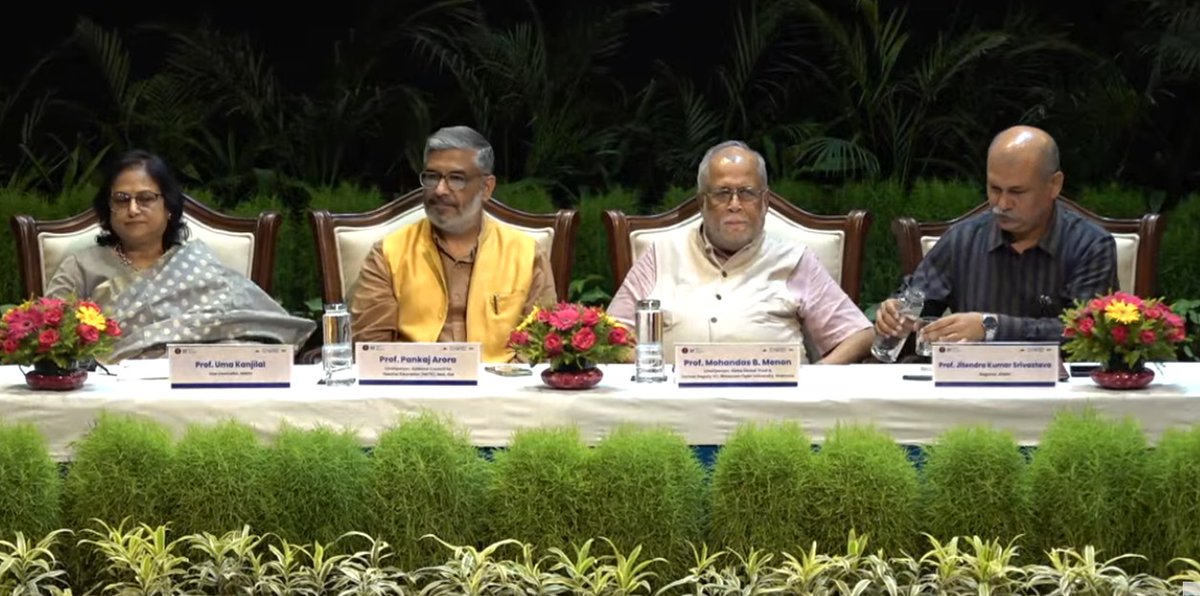 NCTE_Official's tweet photo. Sharing glimpses from the 31st Prof. G. Ram Reddy Memorial Lecture, organized by @OfficialIGNOU on Teacher Education Initiatives of #IGNOU &amp; Transformative Changes in Indian Education Scenario today which was graced by Professor Pankaj Arora, Chairperson, NCTE as the Chief Guest. https://t.co/A3VoqWqAIc