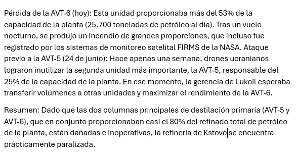 Mazepa67's tweet photo. @FONSEJ1 El resultado del ataque con drones a la refinería de Kstovo. https://t.co/gFTZkmMQue