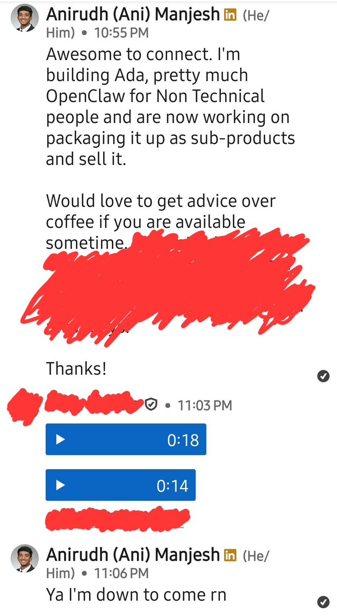 fluentflier's tweet photo. Someone invited me to meet "right now."

I Ubered over.

Sent my ETA.

Waited.

Then got, "I only have 2 minutes."

If you don't have time, just say no.

Respecting someone's time is one of the biggest signals I use when deciding who I want to work with. https://t.co/CQtAh6qs9n