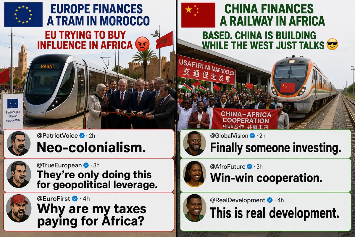 NXT4EU's tweet photo. Why is everything Europe does always bad, but when China does the same it is suddenly amazing? https://t.co/6OzJ4qjgMT