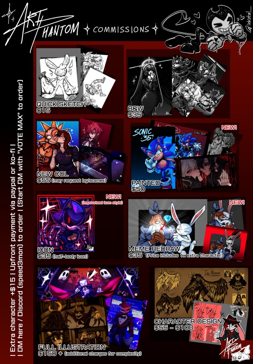 ARTPhantom! - COMMS OPEN (@inkotal_) / Posts / X