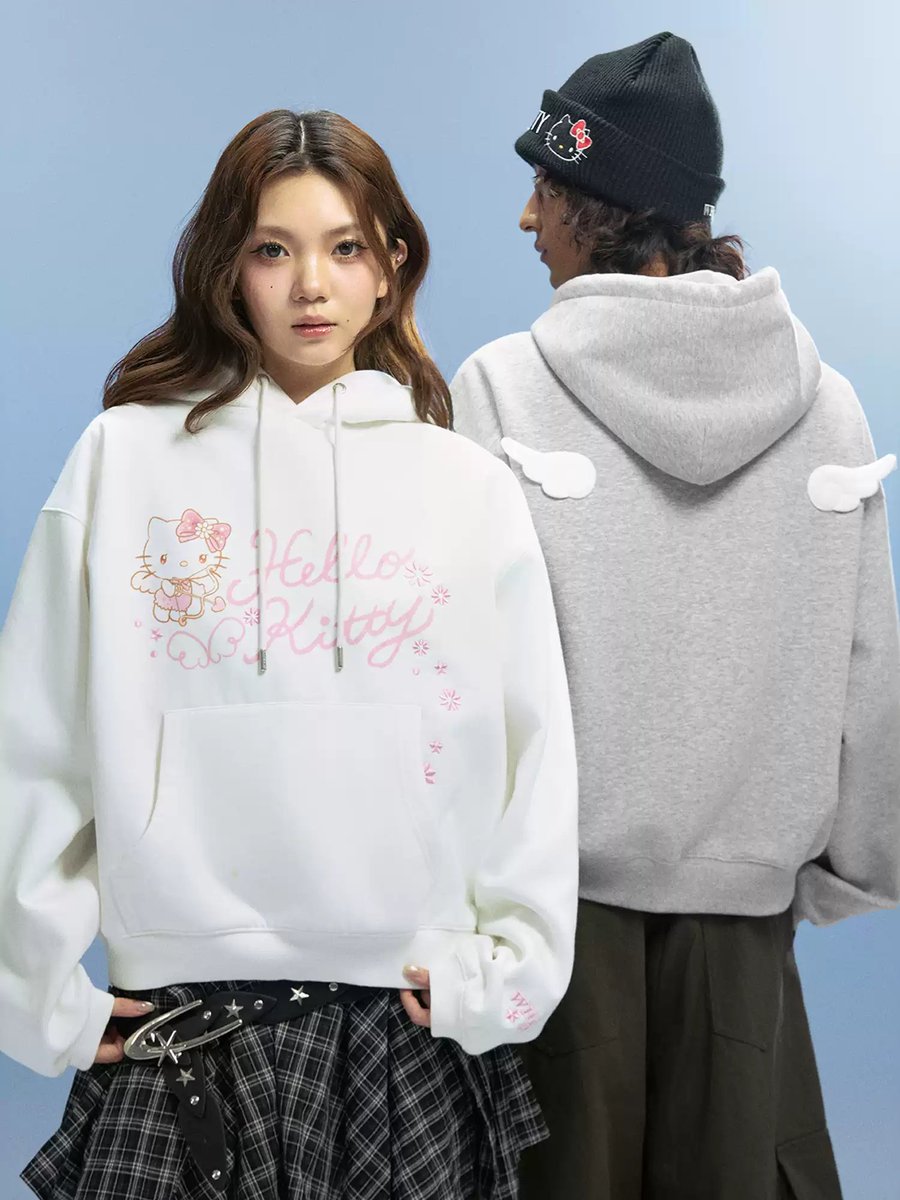 Morenmore_th's tweet photo. Whoosis x Hello Kitty โปรฮู้ดดี้ลดราคาแรงมาก!
 มีให้เลือก 3 สี เหลือตัวละ 680 บาทเท่านั้น ⚾️

มัดจำ 280 บาท | ส่งฟรี ꕤ https://t.co/WUgYsLqNAr