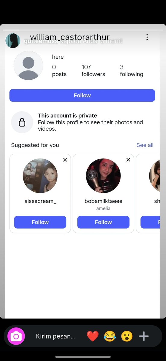 shinyoongjo's tweet photo. Ini maksudnya gimana ya? Reader kamu sendiri yg ngancem kamu kah??? Kok tiap aku klik yg muncul profile ig kamu kak?? @quiteemoss https://t.co/MRrBzDH6k7