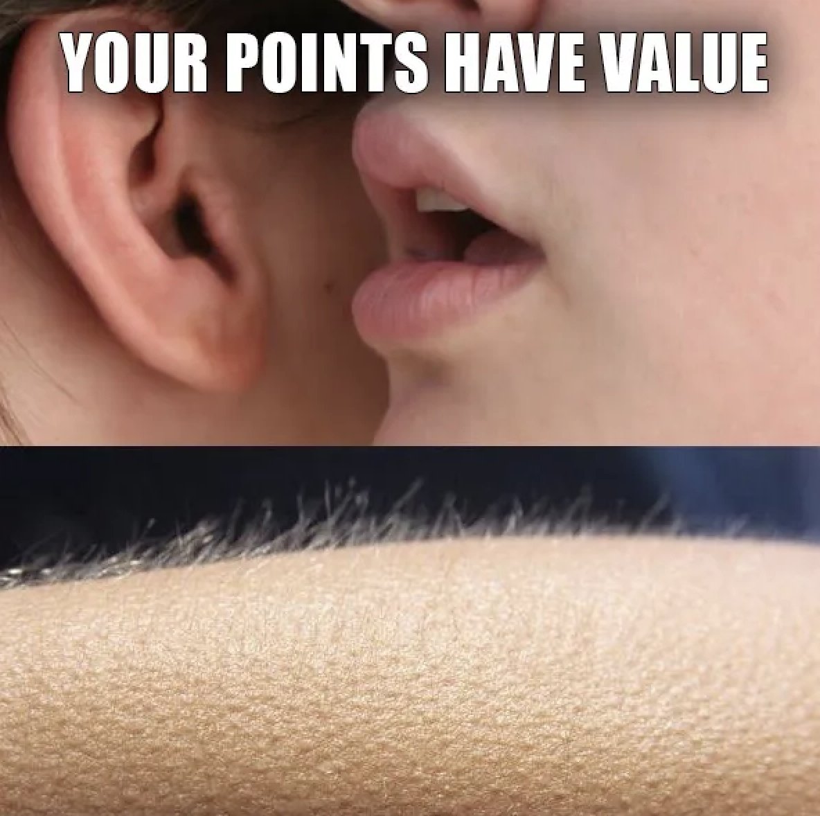 CheckpointEX's tweet photo. That feeling when someone tells you your points were worth something all along.