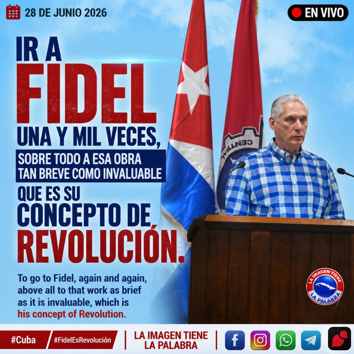 FirmeCastro's tweet photo. #CubaEstáFirme https://t.co/jDO5vANLzs
