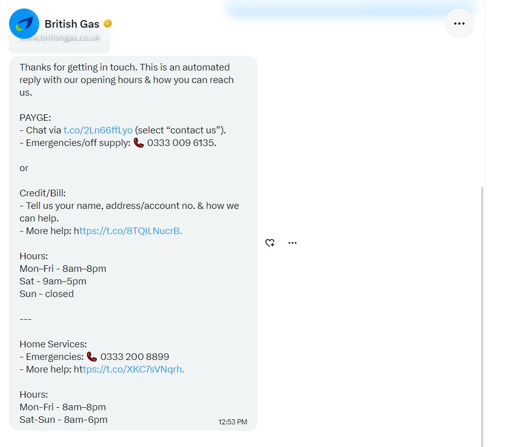 don2345611's tweet photo. @BritishGas Hi again,
It's now 24 hours since I DM'd you, and all I've had back is the following screenshot... https://t.co/kDaru57dzm