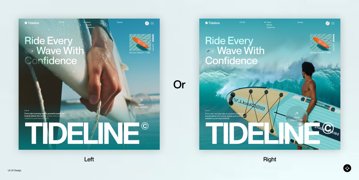 Juice_LabAKM's tweet photo. Design isn't about making things look better.
It's about making people feel something.
Which direction feels stronger?
A. Left
B. Right
Tell me why. π
#UIDesign #WebDesign #UXDesign #ProductDesign #CreativeDirection https://t.co/uqhkgOOFAP