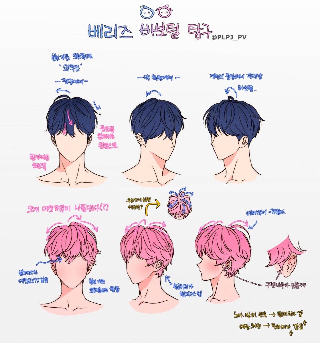 PLPJ_PV's tweet photo. 🫐볘리쥬🍓 바보털 탐구한거..💙💗 https://t.co/0nuZgwVjkA