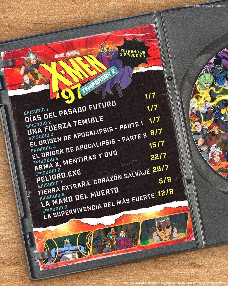 StripMarvel's tweet photo. ¿Habéis visto los 3 primeros capítulos de X-Men 97? Responde tanto si si o si no y di el motivo. :) https://t.co/XzVzcflAA7