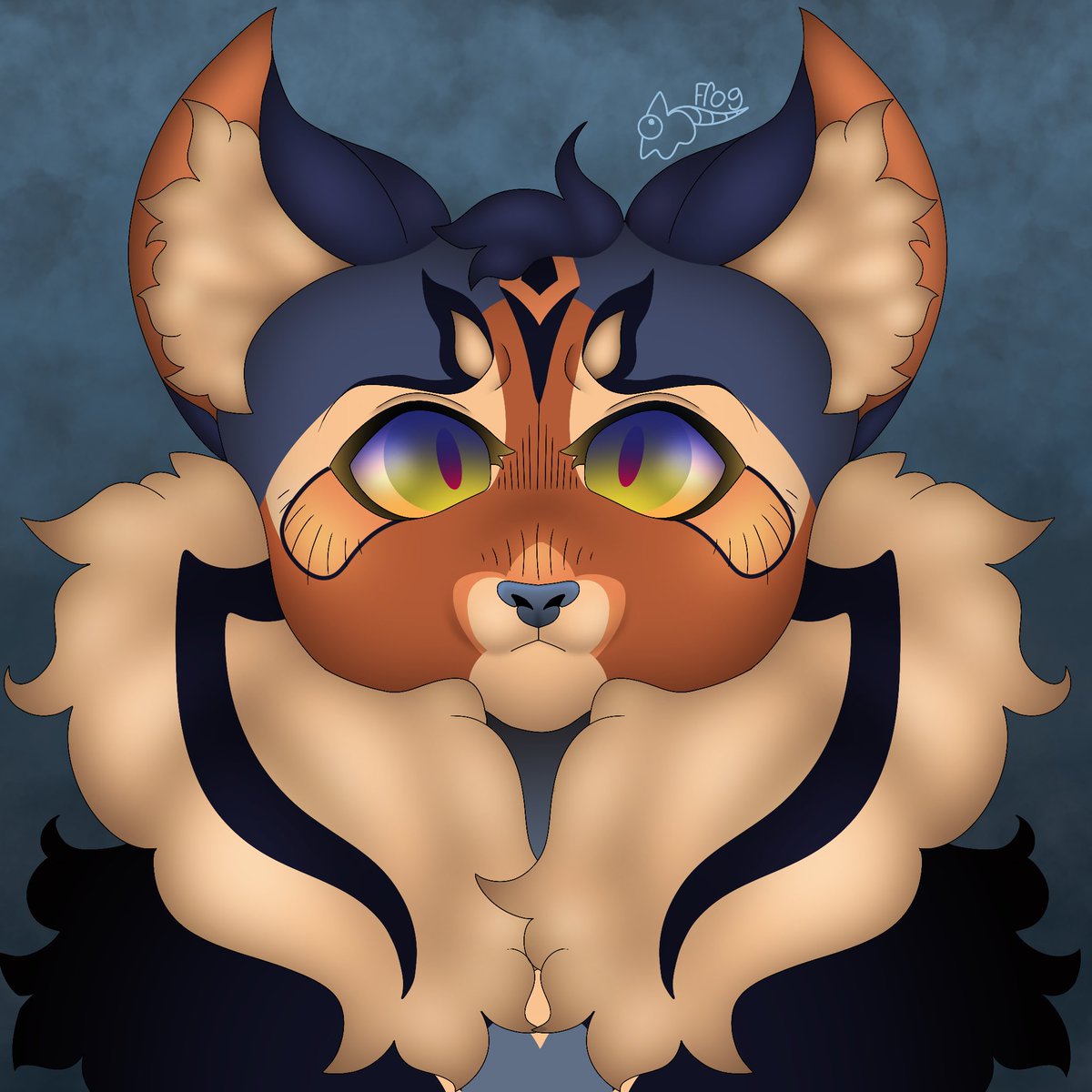 FrogEatsIt's tweet photo. My first attack! @Owl_spark_ 

#artfight #attack #warriorcats https://t.co/h6rk7V82Uk