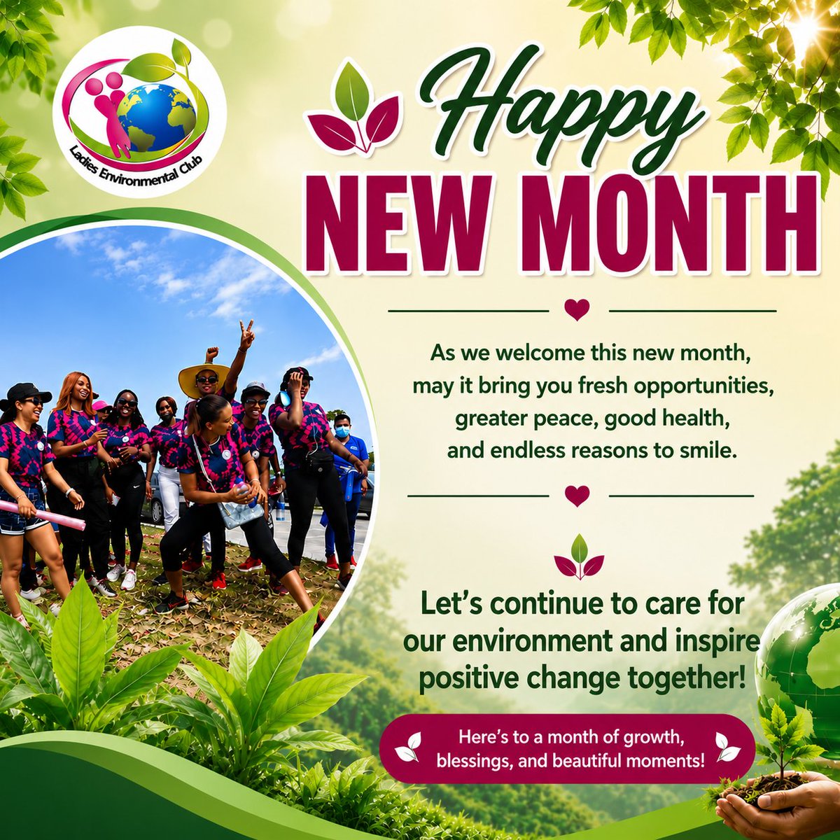 LagosLEC's tweet photo. Happy New Month, LEC Family! 🌿

Welcome to July! A new month brings new opportunities to protect our environment, strengthen our community, and make a lasting impact together. 💚

As we step into this month, let's recommit to our mission — one action, one initiative, one https://t.co/KwYnKl1D78