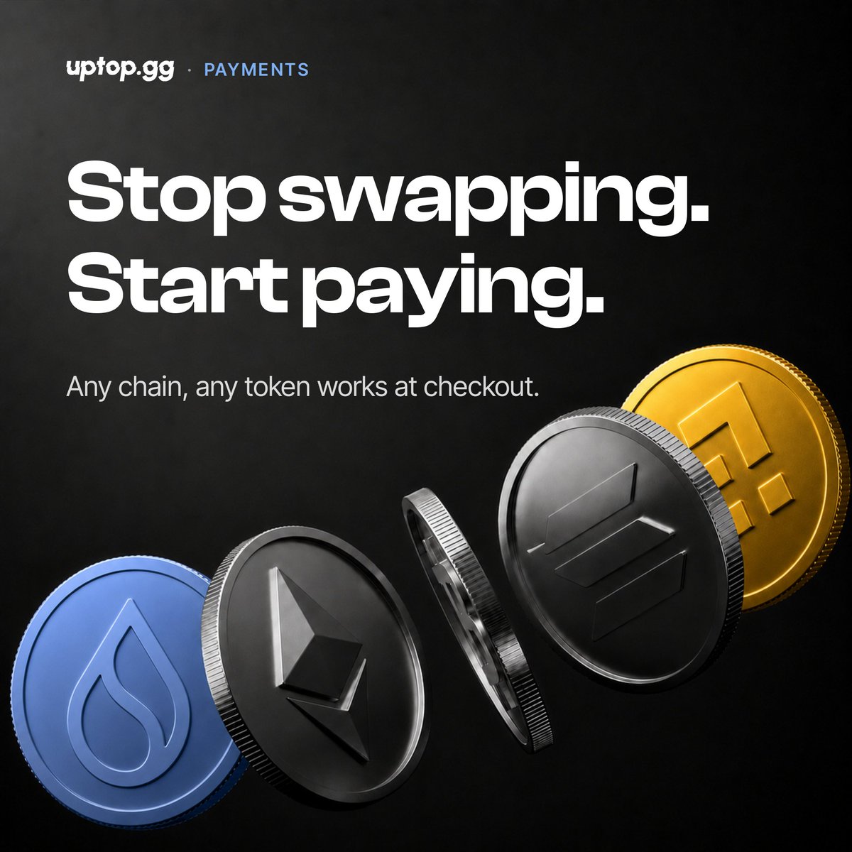 overtake_world's tweet photo. Old way: 4 steps, 2 fees, 1 bridge, 6 minutes
https://t.co/uG82Ii77iM: tap, pay, done

Any chain. Any token. No swap. https://t.co/DTZwQ3lFWz