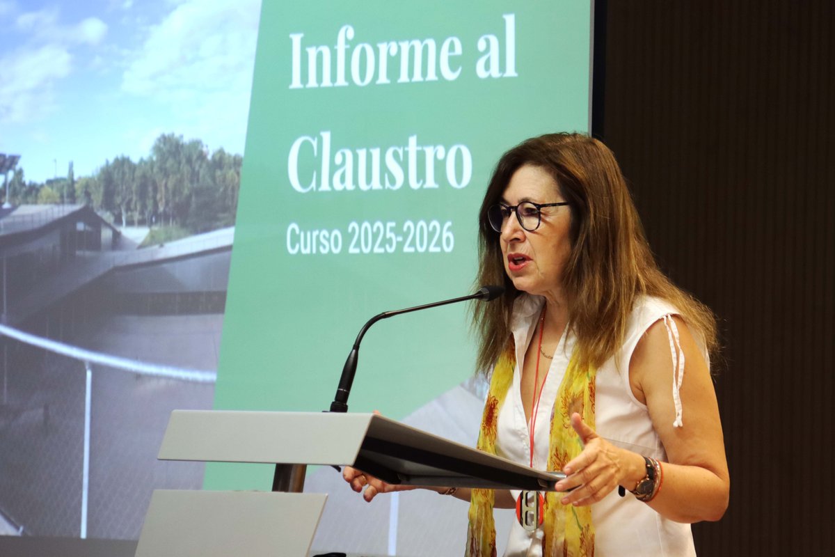 UAM_Madrid's tweet photo. 🟢La #UAM celebra hoy el Claustro Universitario presidido por la rectora @_amayamendiko, que ha comenzado con un minuto de silencio en recuerdo a Raúl Villar, rector entre 1994 y 2002 recientemente fallecido.

Si eres miembro de la UAM, puedes seguirlo en: https://t.co/mUOpuLIhgP https://t.co/MXLupAZf4X